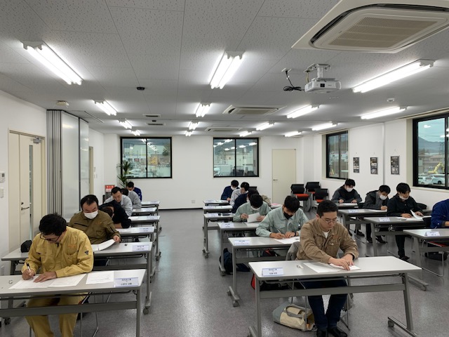 2024年11月6日(水)板金図面検定試験を開催しました。